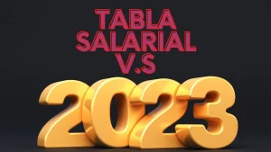 Tablas salariales vigilantes de seguridad 2023